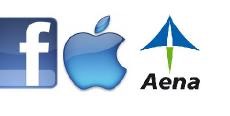 Facebook,Apple y Aena